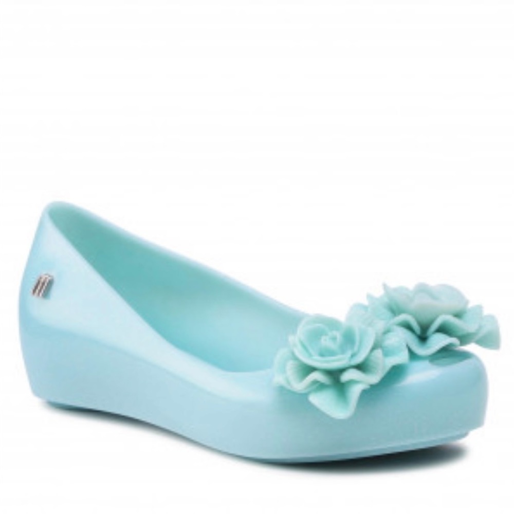 Mini Melissa Ultragirl Garden Ballet Flats in Green size 2- BNIB!